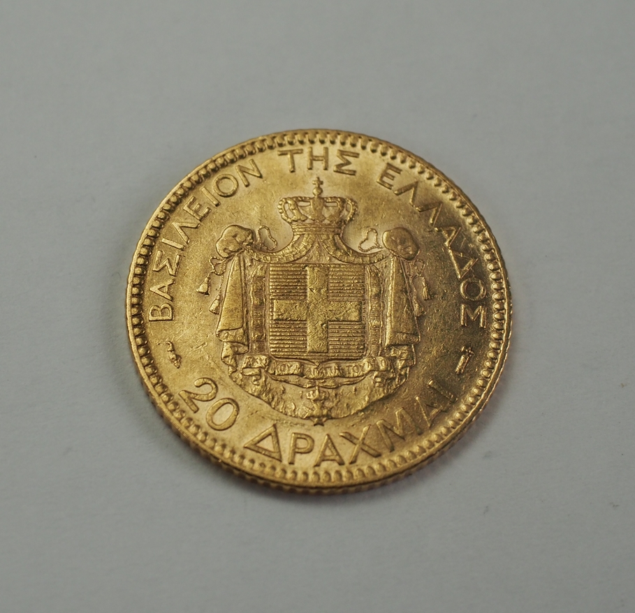 Griechenland: 20 Drachmen 1884 - GOLD. - Image 2 of 2