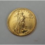 USA: 5 Dollar 2001 - GOLD.