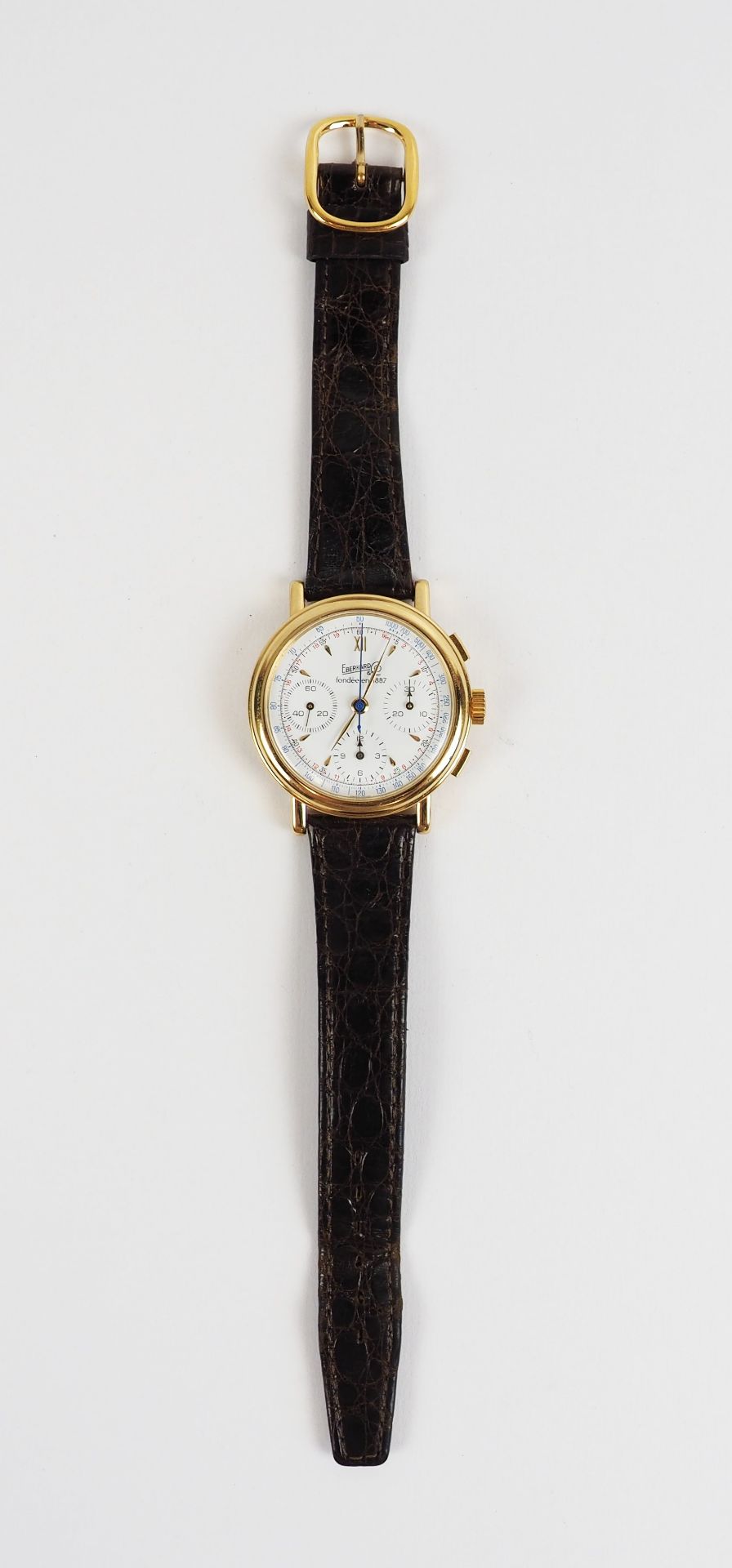 Eberhard & Co: Chronograph 'Tachymetre'. - Image 2 of 5