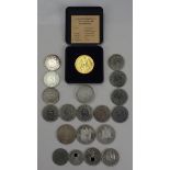 BRD: Diverse Münzen SILBER - 17 Exemplare.