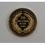 Deutsch-Neuguinea: 20 Mark, 1895 - GOLD - NP.