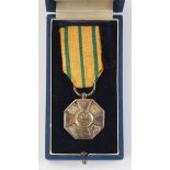 Luxemburg: Orden der Eichenkrone, 2. Modell (seit 1858), Medaille in Silber, im Etui.