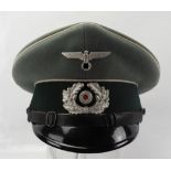 Wehrmacht: Schirmmütze für Mannschaften und Unteroffiziere der Infanterie.