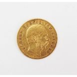 Preussen: 10 Mark 1875 - GOLD.