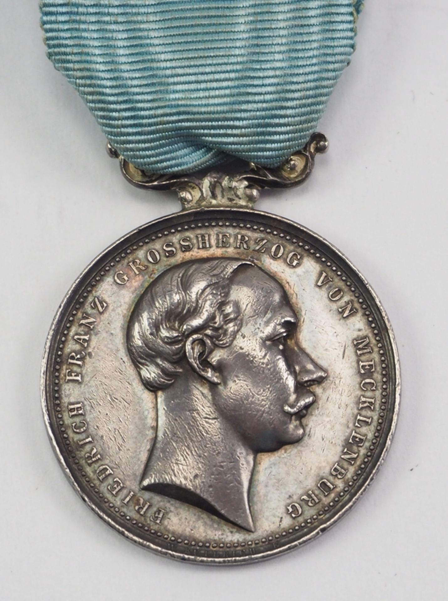 Mecklenburg-Schwerin: Silberne Medaille Friedrich Franz III., für Zivilpersonen.