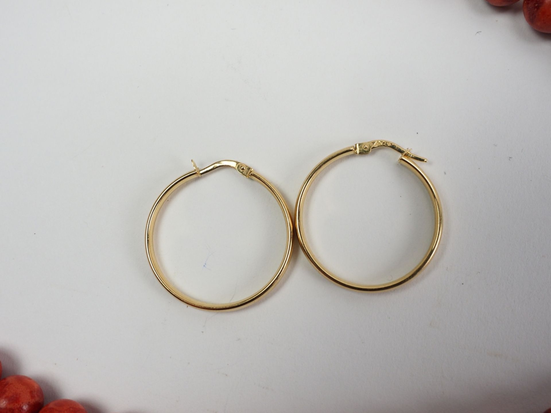 Konvolut Schmuck: GOLD und Halbedelsteine. - Image 3 of 8