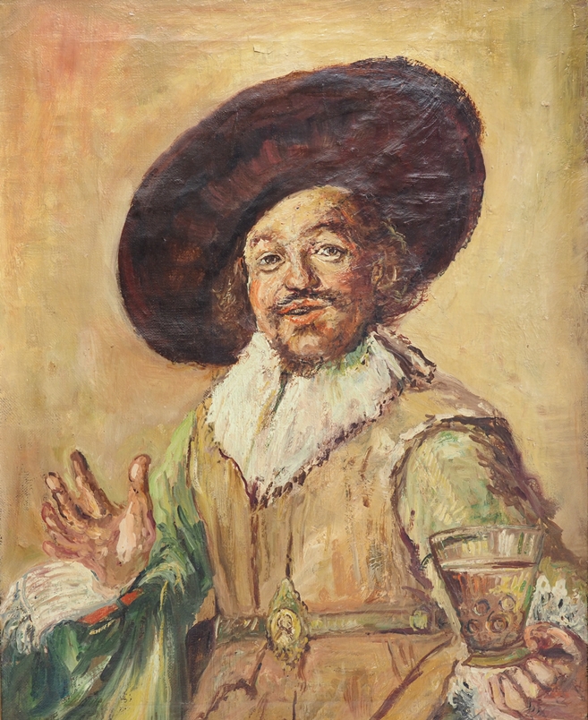 Der lustige Zecher, nach Frans Hals (1582-1666). - Image 2 of 4