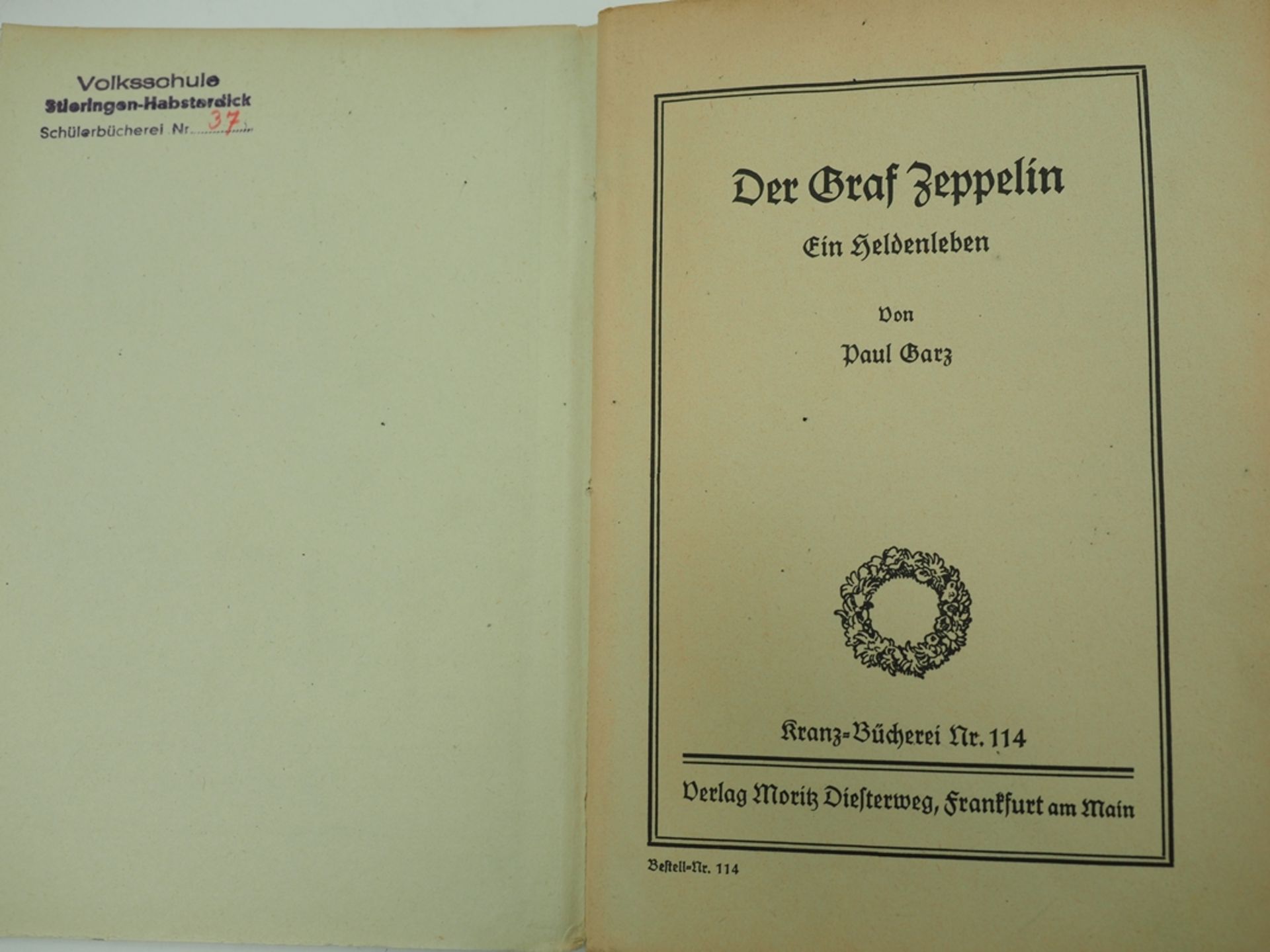 Monografien/ Biografien Graf Ferdinand von Zeppelin, u.a. Dr. L. Fischer, 1929. - Image 3 of 4