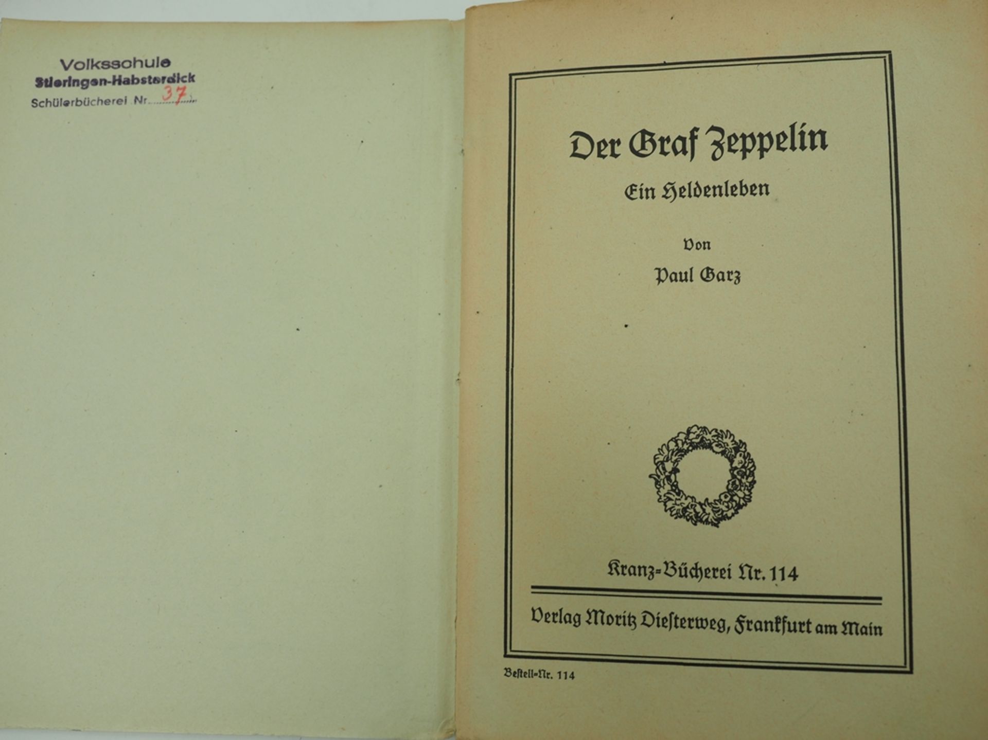 Monografien/ Biografien Graf Ferdinand von Zeppelin, u.a. Dr. L. Fischer, 1929.  - Bild 3 aus 4