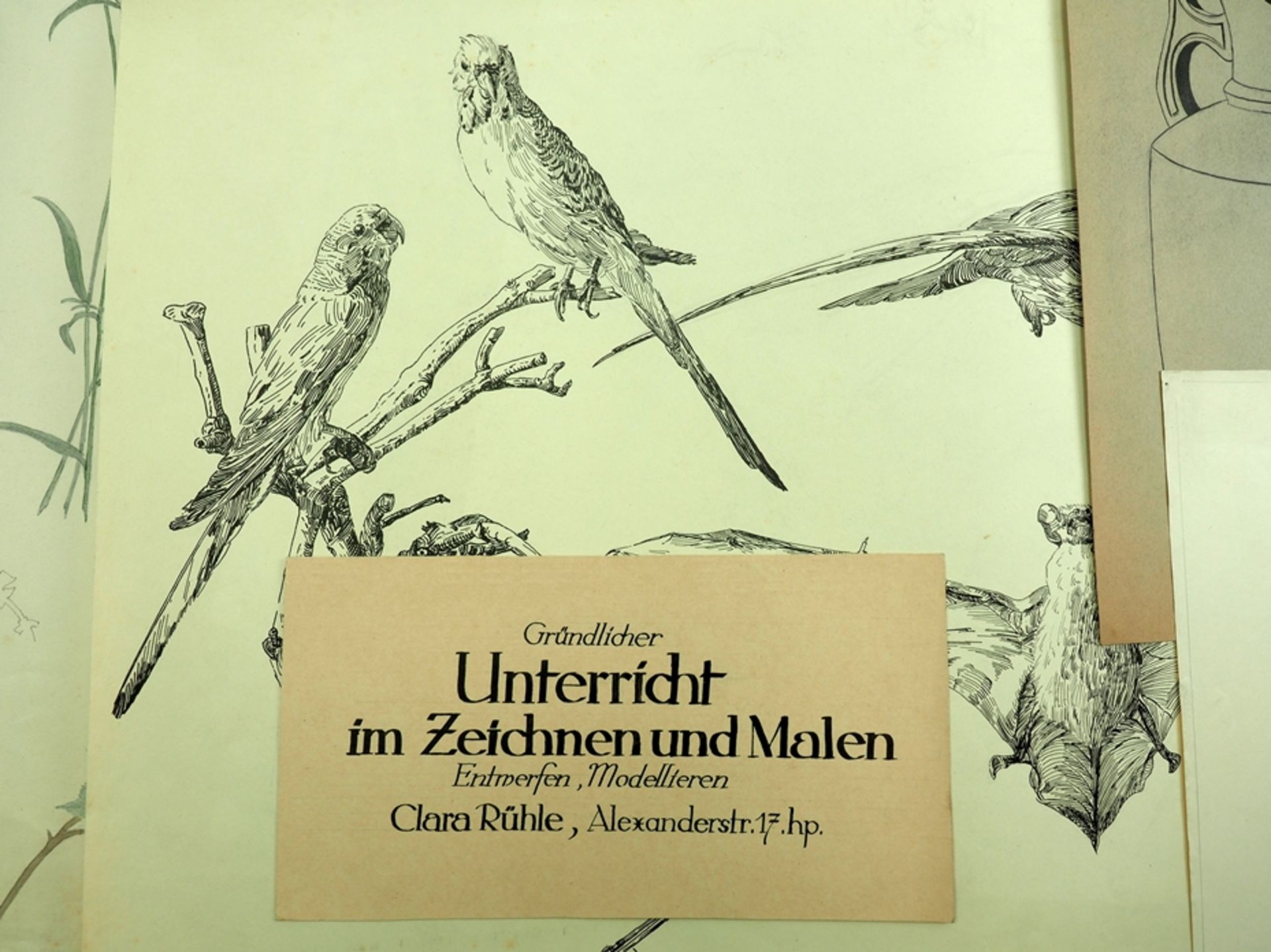 Clara Rühle (1885-1947): Studienmappe.  - Bild 2 aus 4