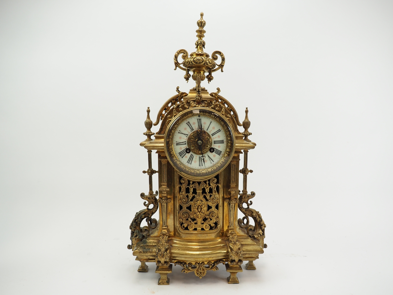 Französische Pendule mit Leuchtern. - Image 2 of 5