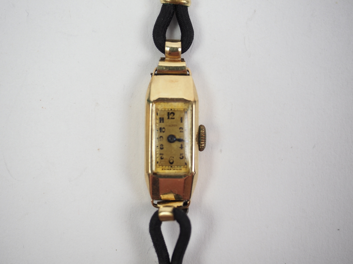 Zwei Armbanduhren mit 585er GOLD-Gehäuse. - Image 4 of 6