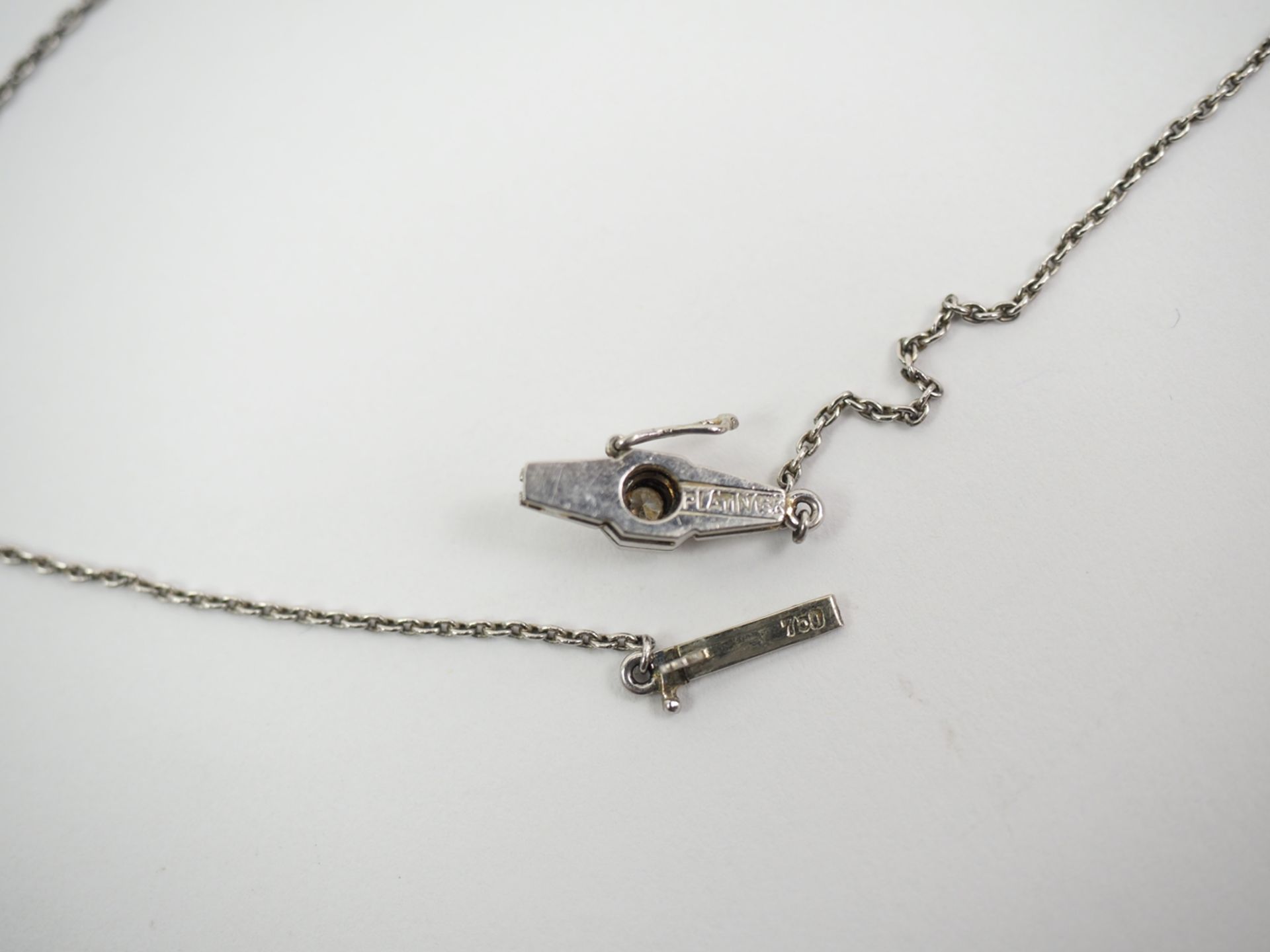 Halskette aus 750er PLATIN. - Image 4 of 4