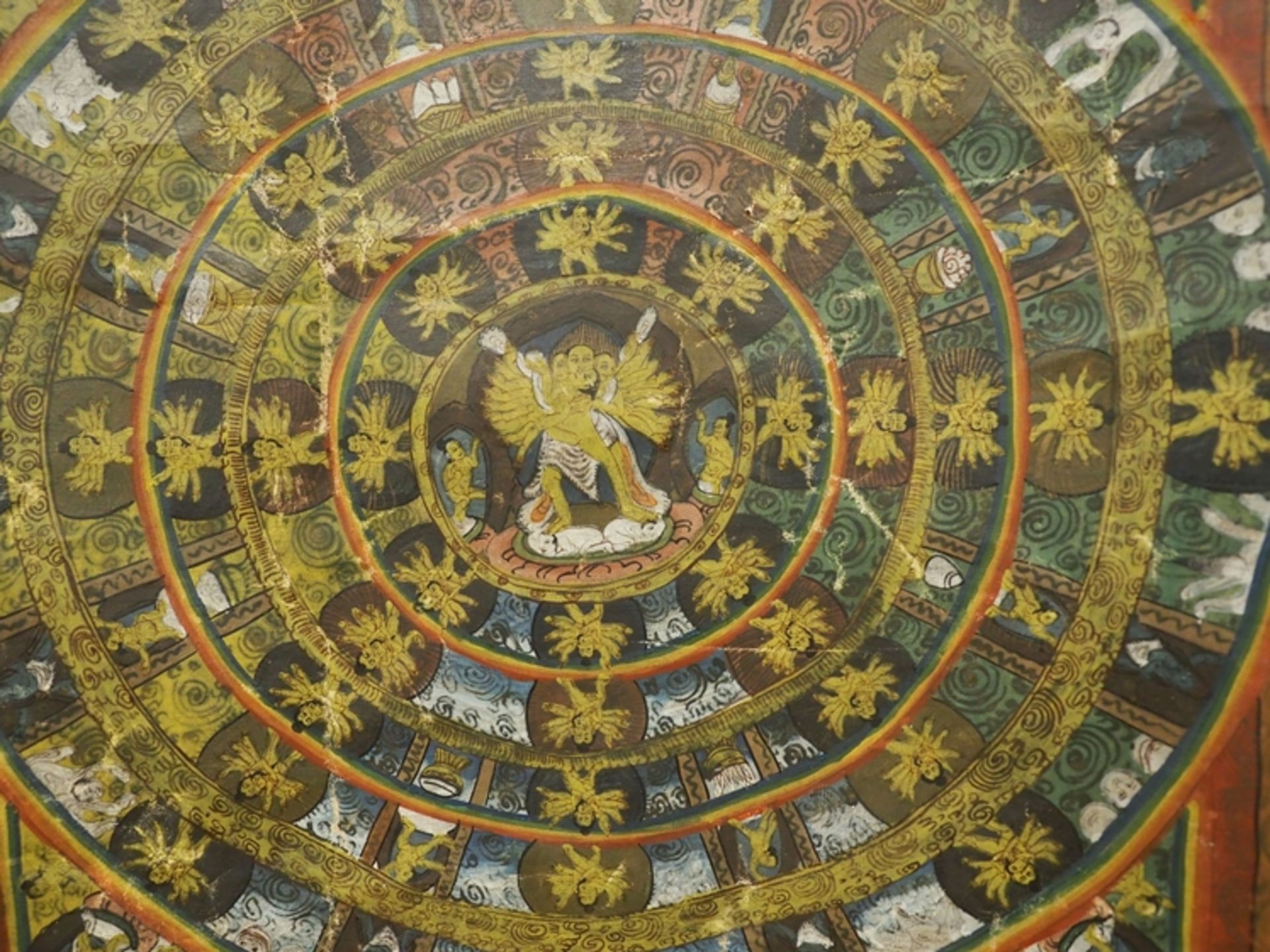 Thangka, Tibet, 19. Jh. - Image 3 of 3