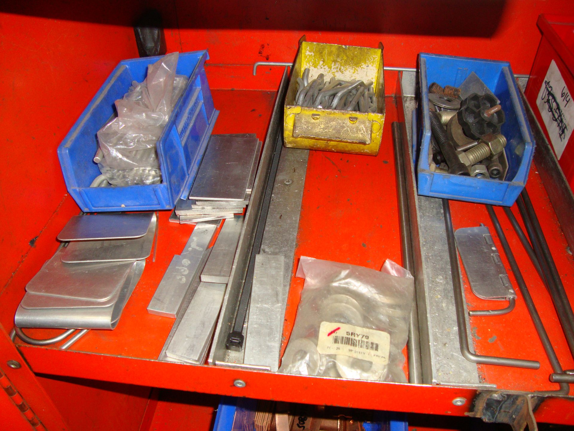 Rolling Toolbox with assorted items - Image 5 of 7