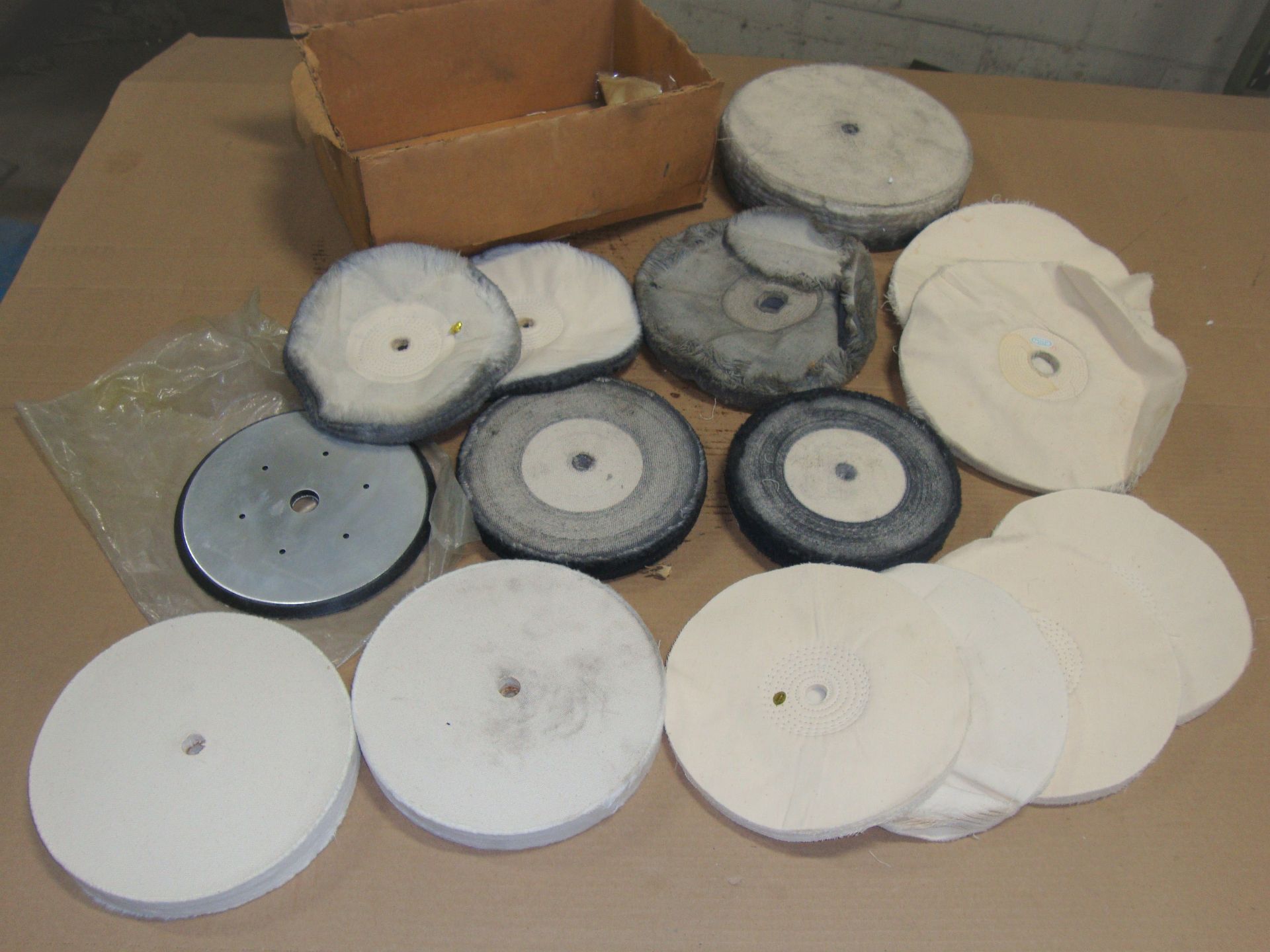 Lot of Assorted New and Used Buffing Wheels