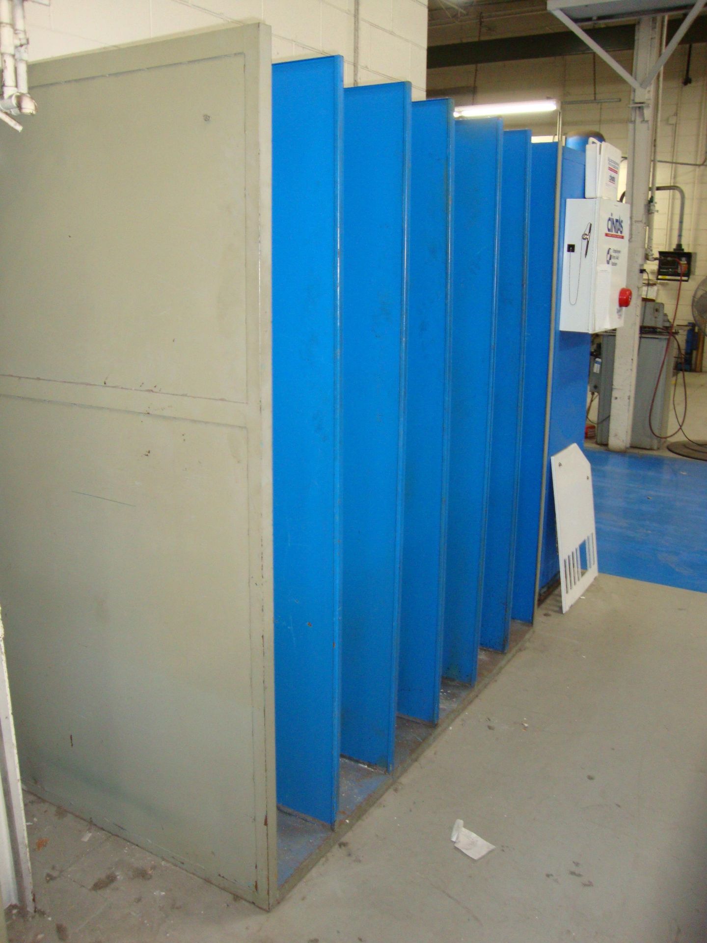 Material Organizer Section, approx. 76" x 40" x 81" tall - Image 2 of 3
