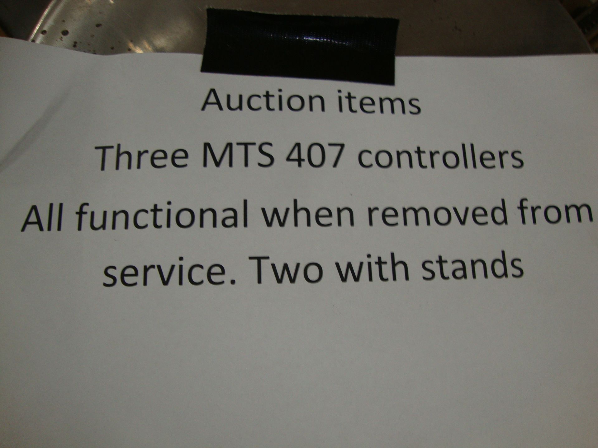 MTS 407 Controller on Stand - Image 4 of 4