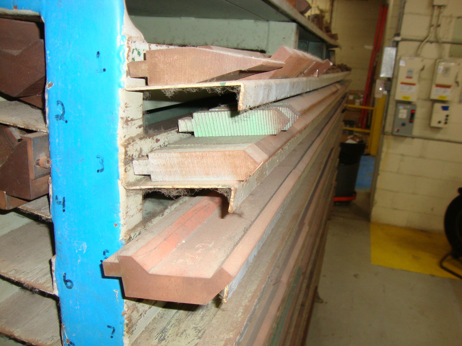 Lot of approx. 172 Assorted Press Brake Dies, up to 48" long Note-Rack NOT Included - Image 3 of 12