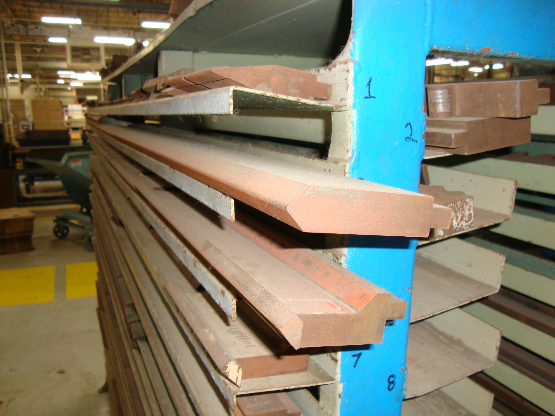 Lot of approx. 172 Assorted Press Brake Dies, up to 48" long Note-Rack NOT Included - Image 8 of 12