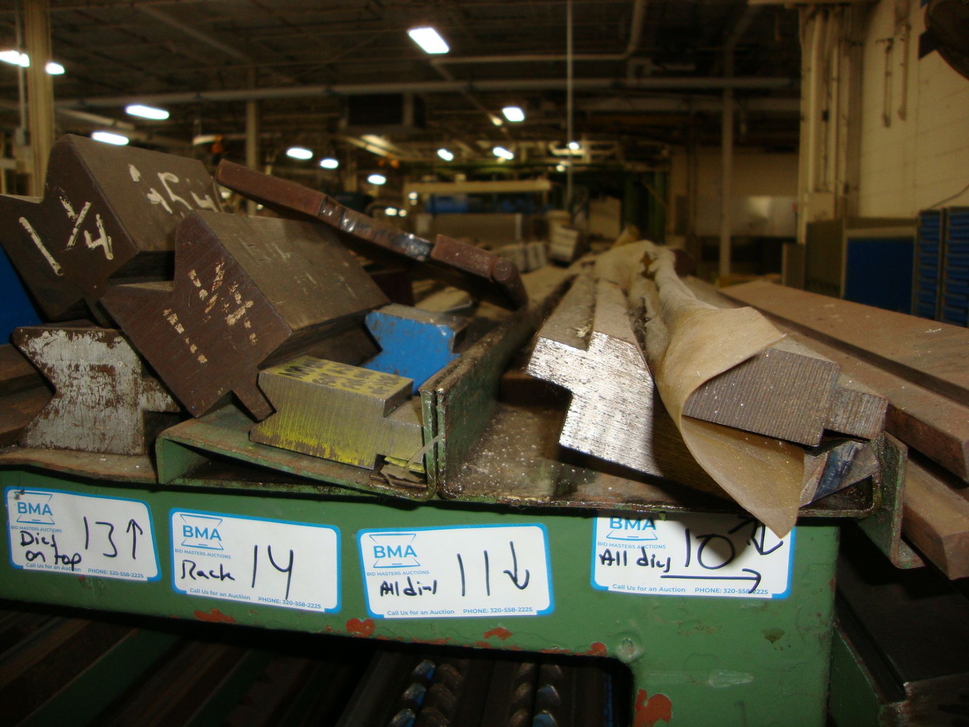 Lot of Assorted Press Brake Dies Note-Rack NOT Included - Image 3 of 7