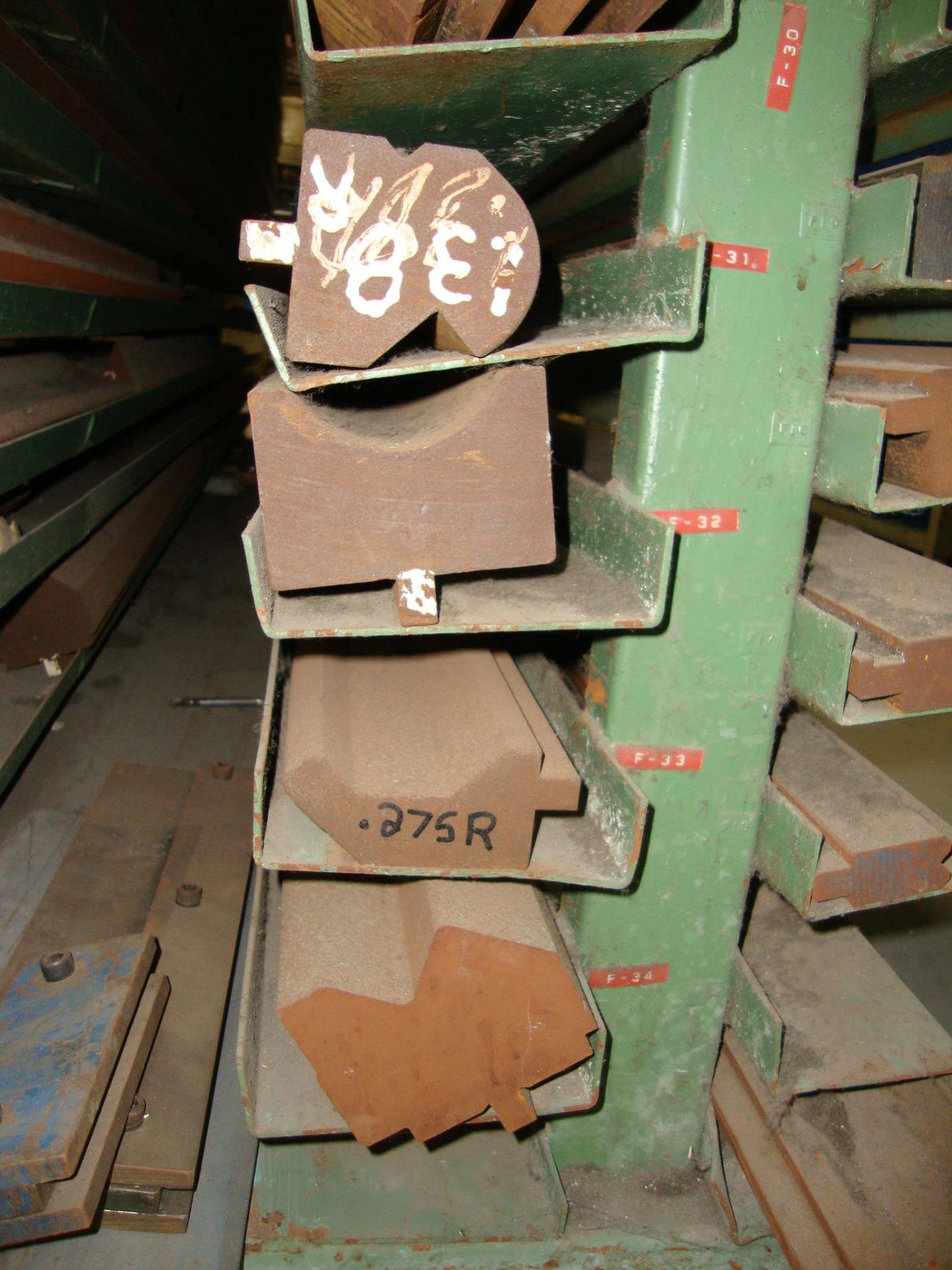 Lot of approx. 47 Assorted Press Brake Dies, up to 84" long Note-Rack NOT Included - Image 8 of 14
