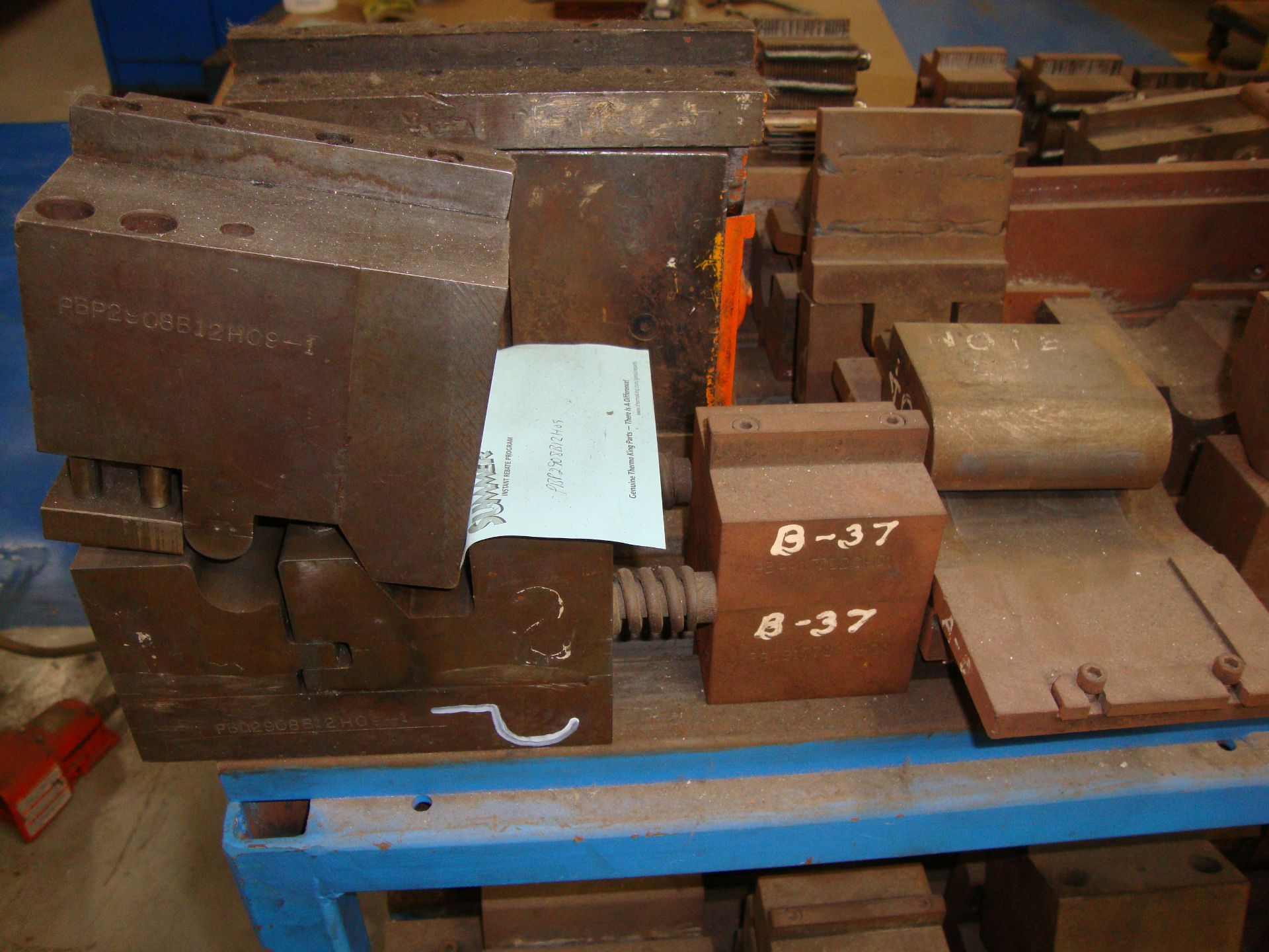 Large Lot of approx. 145 Assorted Press Brake Dies Note-Cart NOT Included - Image 4 of 28