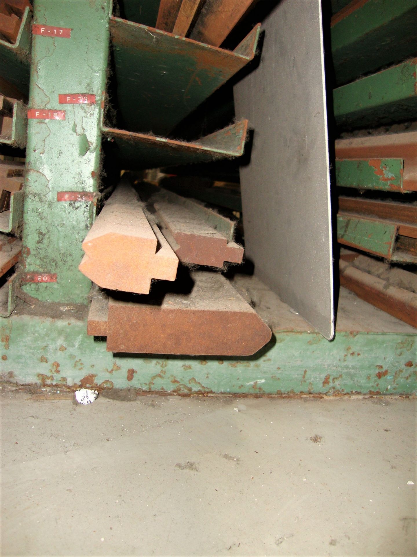 Lot of approx. 47 Assorted Press Brake Dies, up to 84" long Note-Rack NOT Included - Image 14 of 14