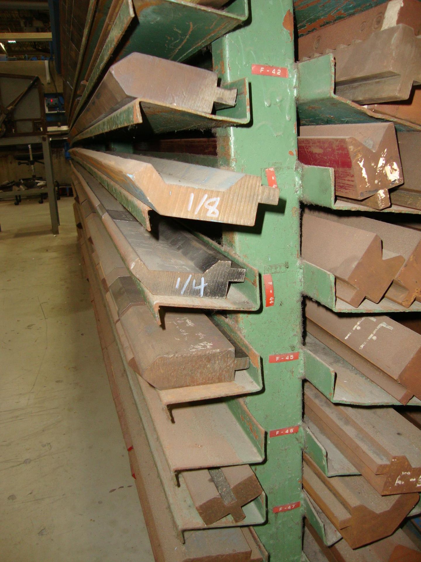 Lot of approx. 248 Assorted Press Brake Dies, up to 68" long Note-Rack NOT Included - Image 9 of 16