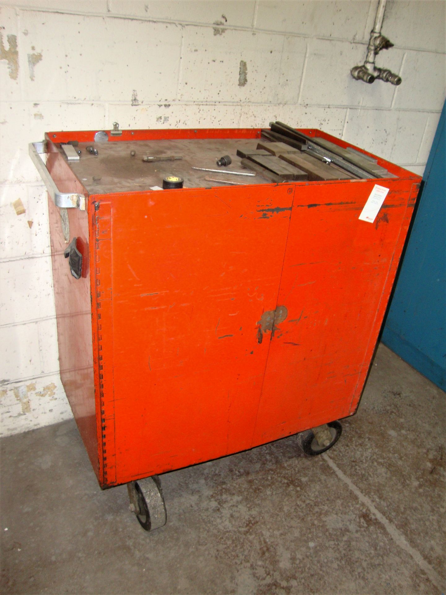 Rolling Toolbox with assorted items