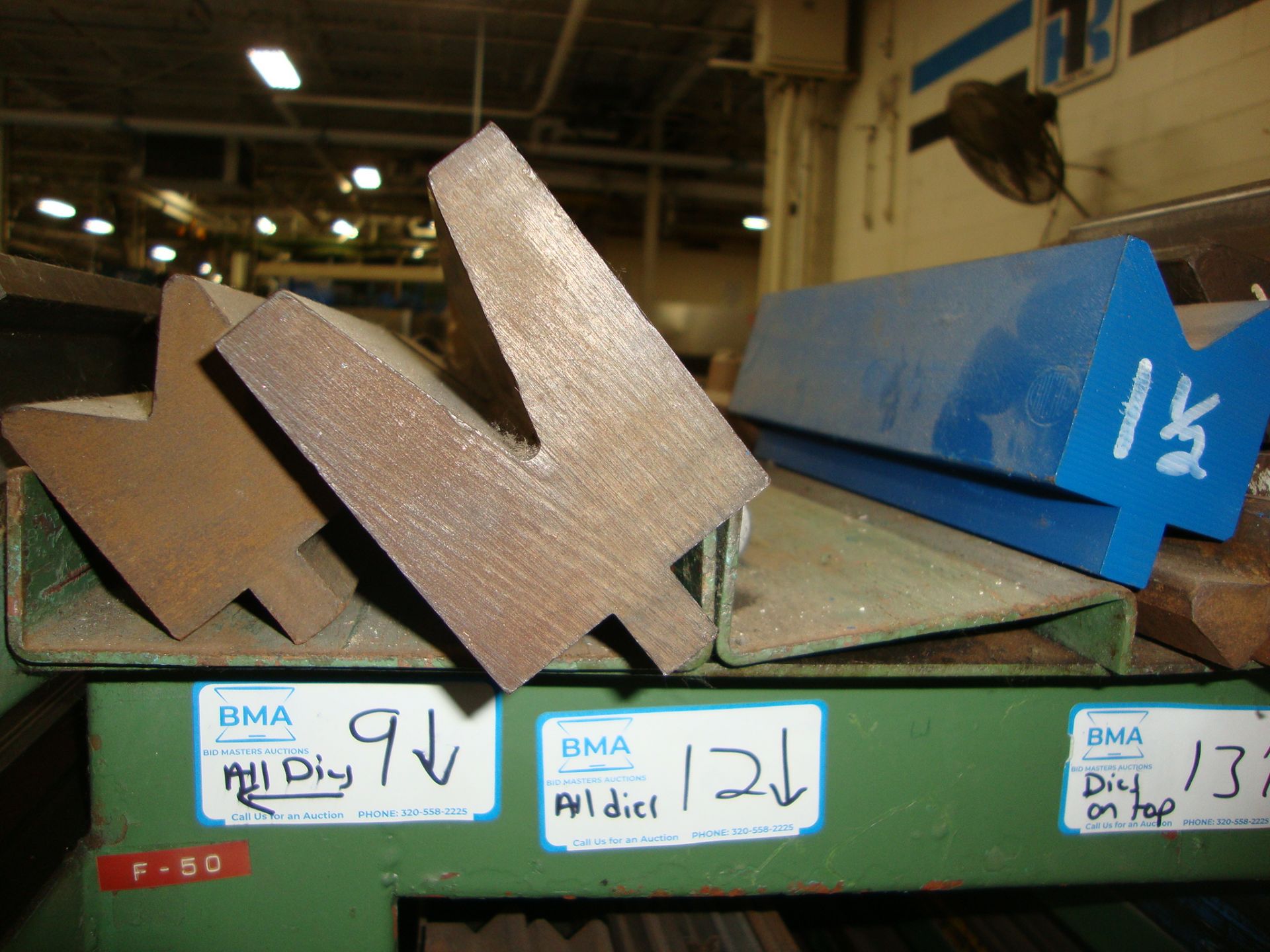 Lot of Assorted Press Brake Dies Note-Rack NOT Included - Image 4 of 7