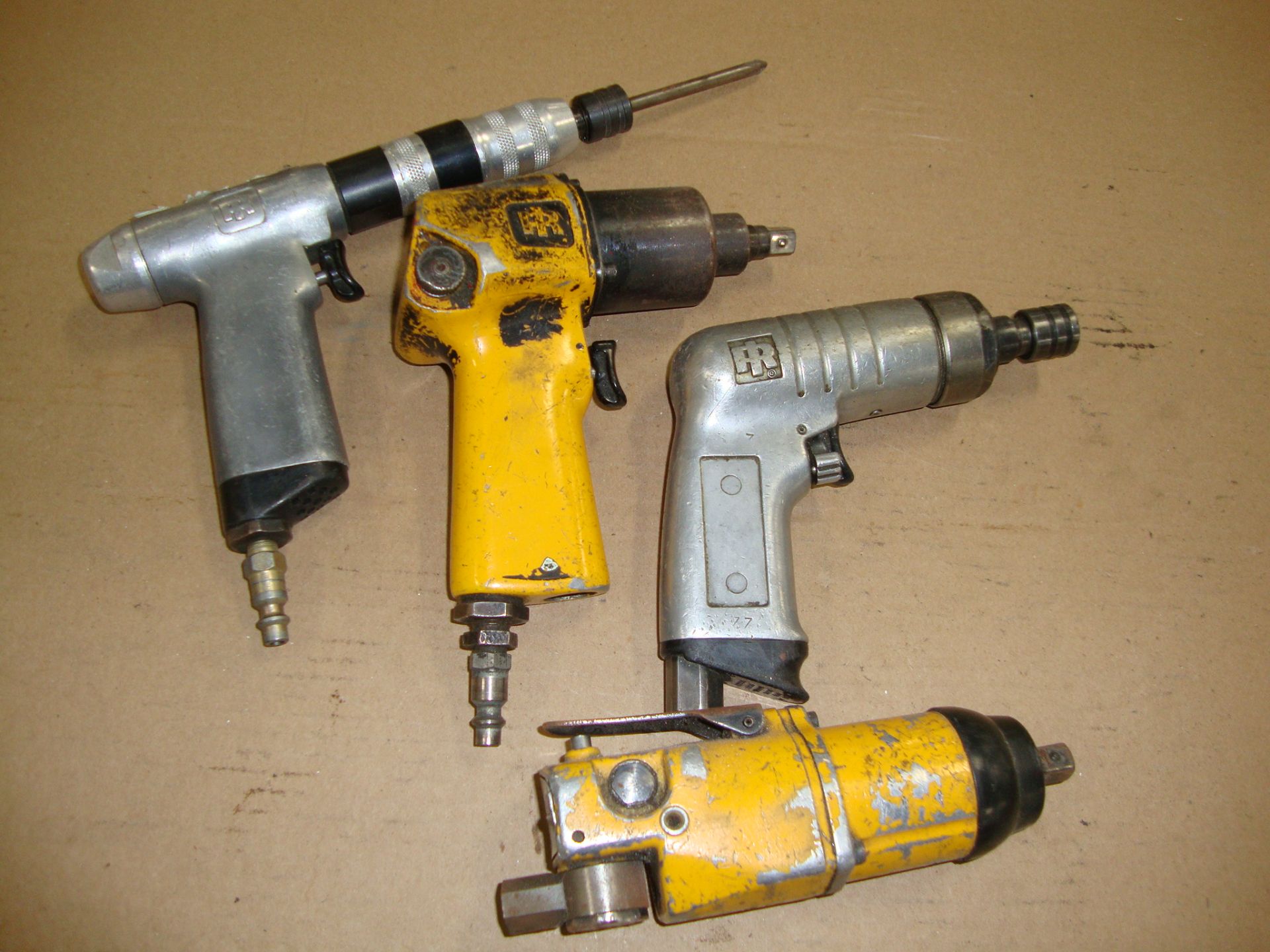 Lot of 4 Pneumatic Drills and Drivers