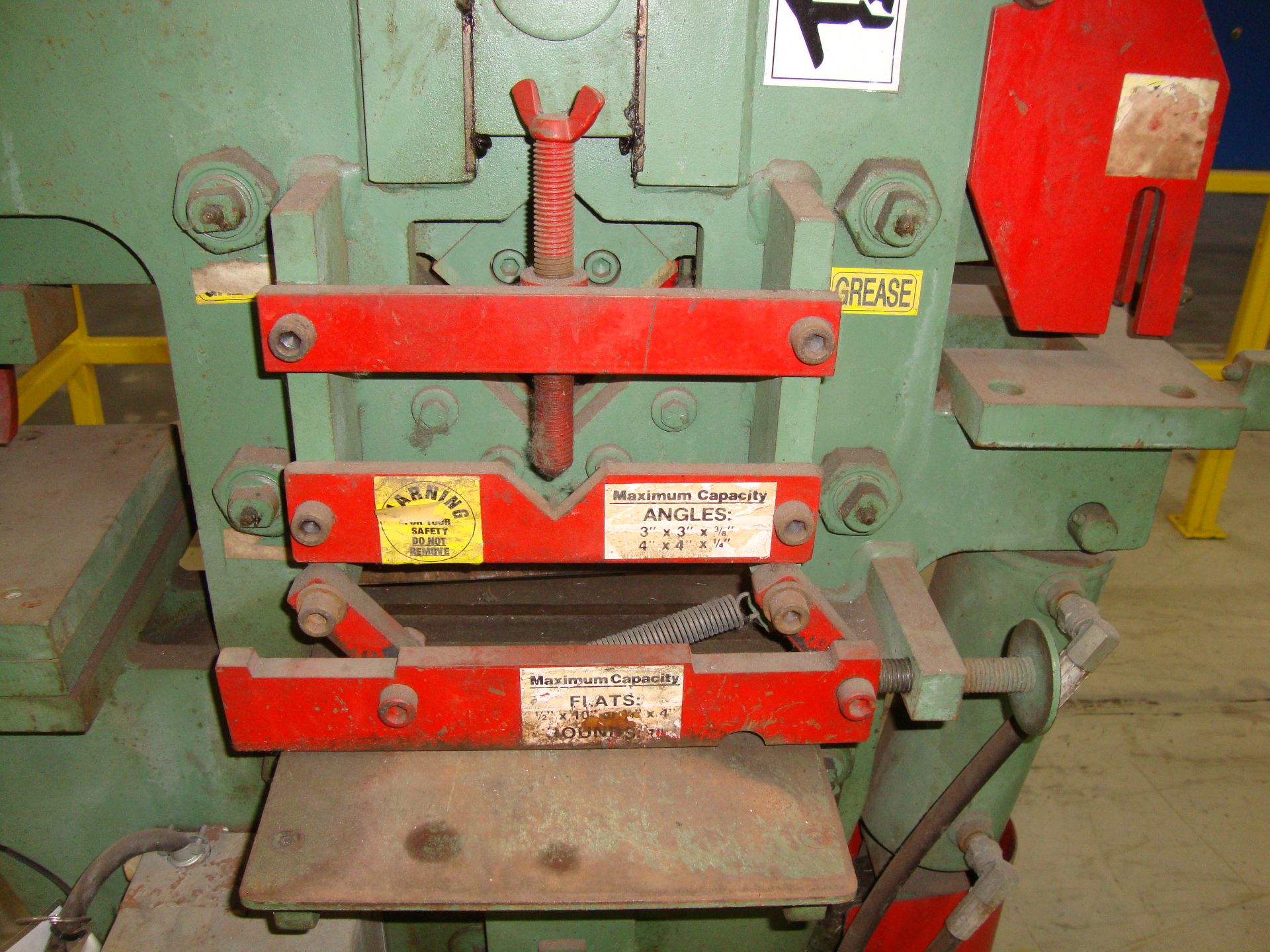 Edwards 50 Ton Ironworker, approx. 60" x 36" x 62" tall Note - A Loading Charge of $200 will be - Image 7 of 11