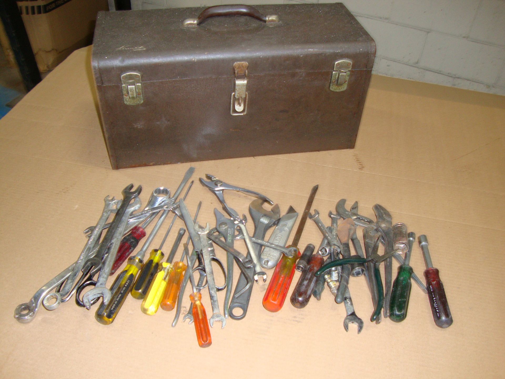 Lot of Kennedy Toolbox and Assorted Tools