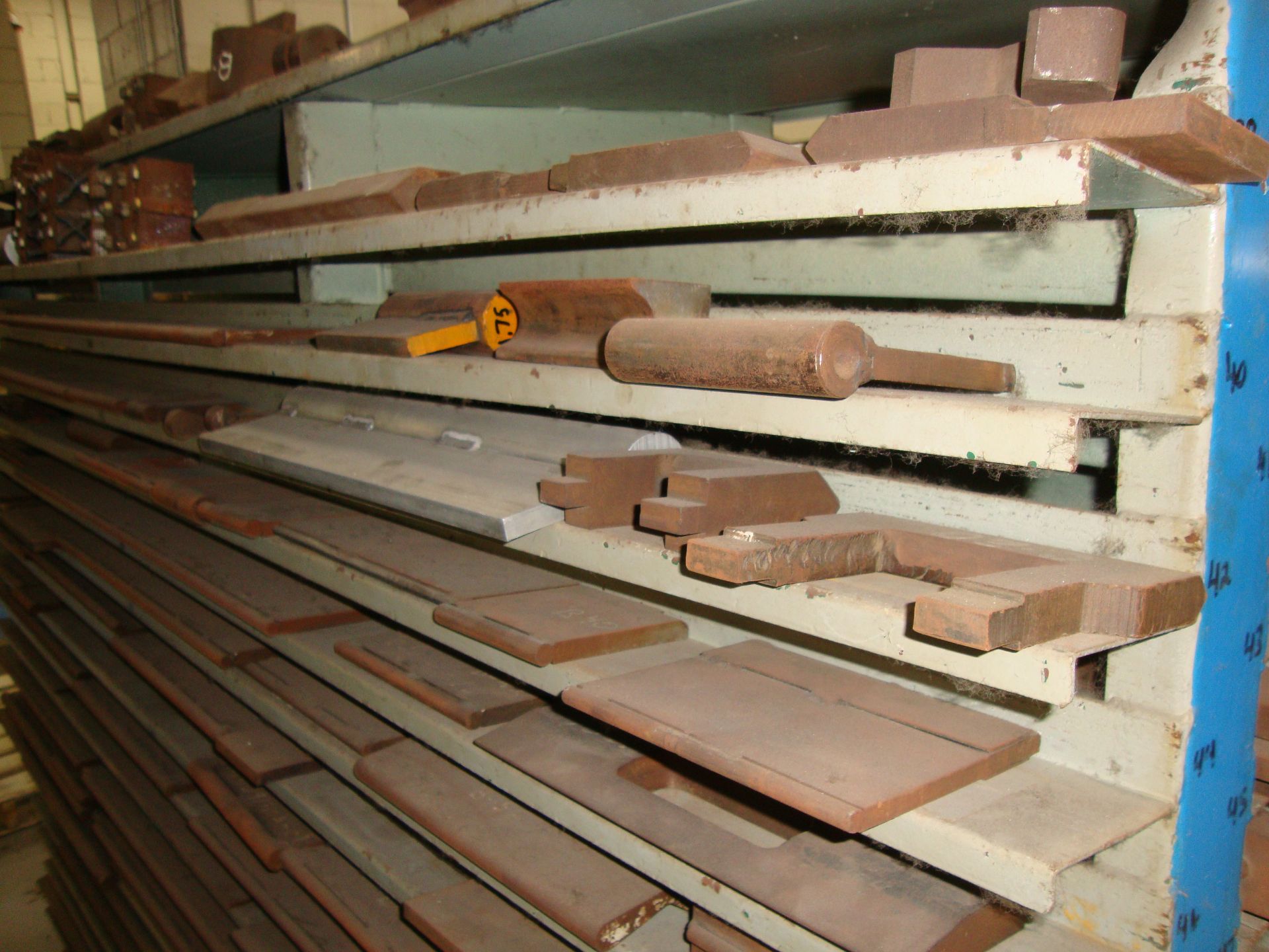 Lot of approx. 90 Assorted Press Brake Dies, up to 59" long Note-Rack NOT Included - Image 9 of 17