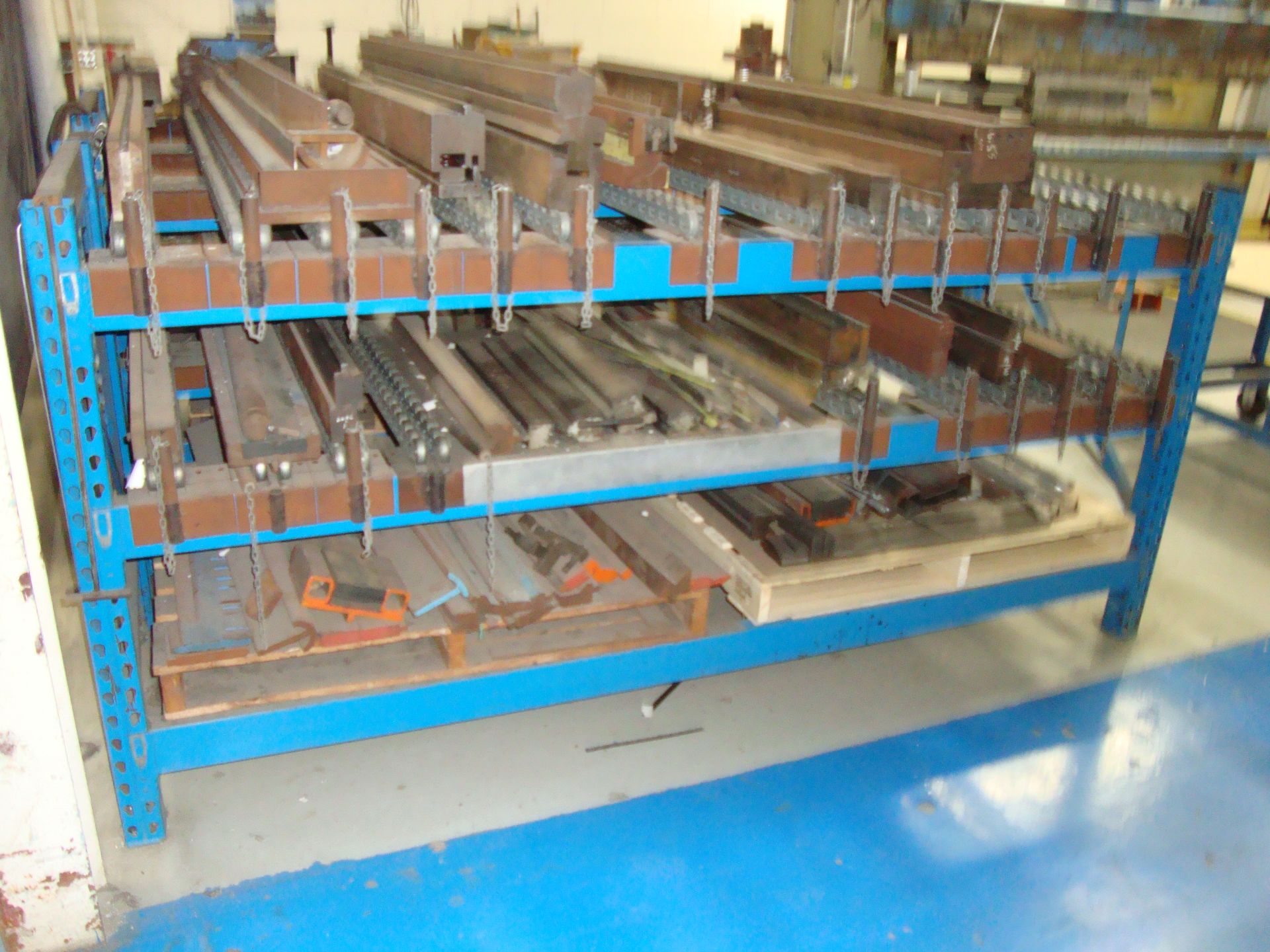 Press Brake Rolling Tooling Rack ONLY, approx. 103" x 96" x 48" tall - Image 2 of 5