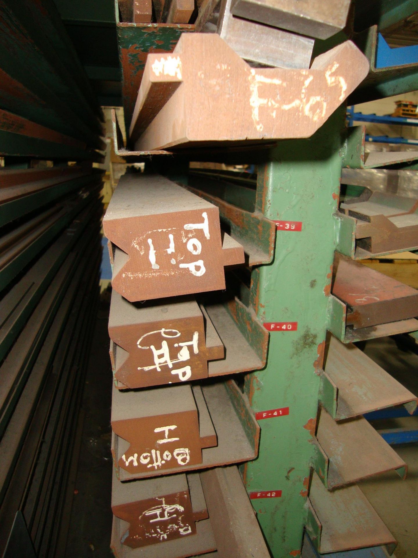 Lot of approx. 55 Assorted Press Brake Dies, up to 144" long Note-Rack NOT Included - Image 15 of 18