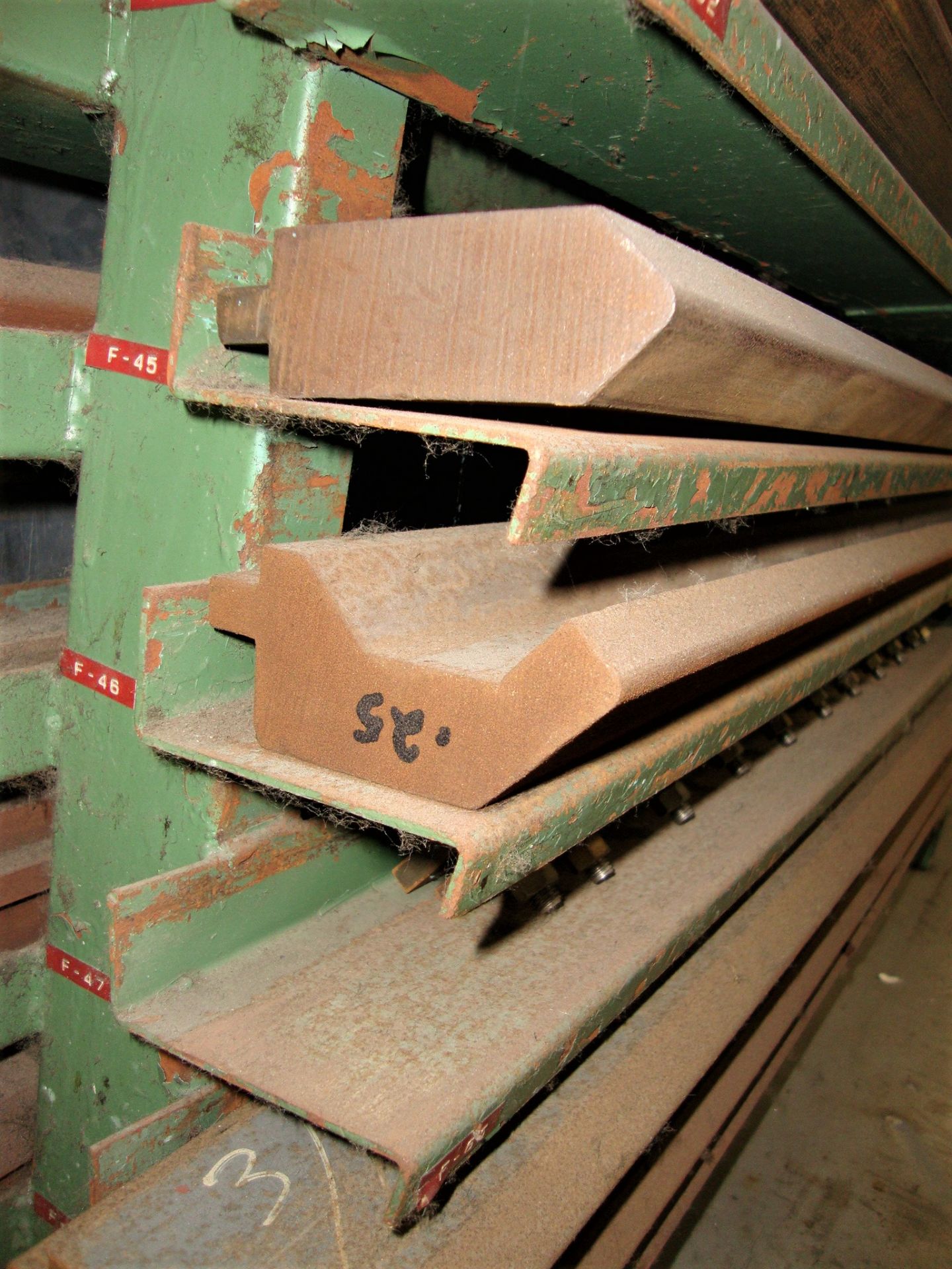 Lot of approx. 248 Assorted Press Brake Dies, up to 68" long Note-Rack NOT Included - Image 15 of 16
