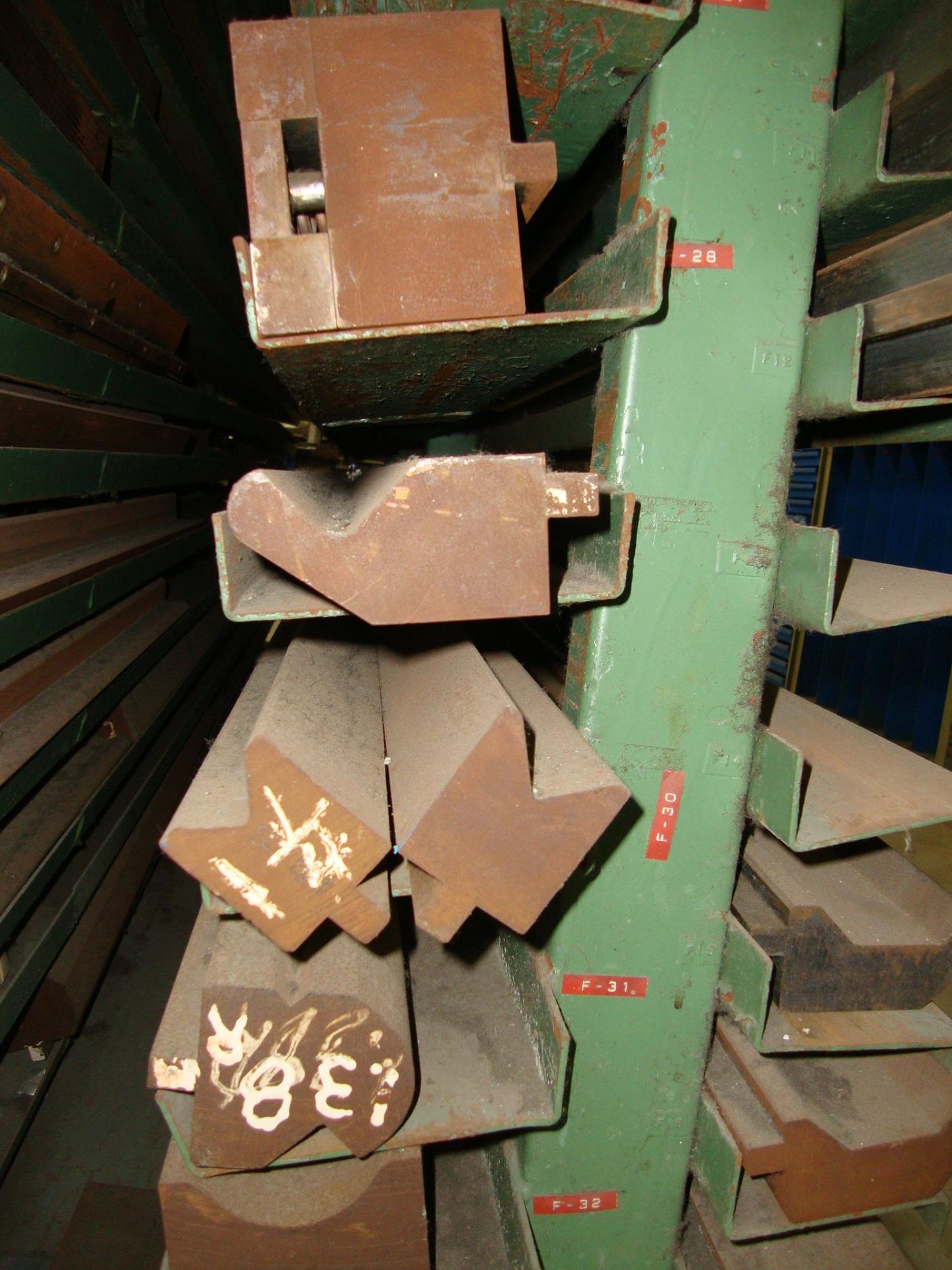 Lot of approx. 47 Assorted Press Brake Dies, up to 84" long Note-Rack NOT Included - Image 7 of 14