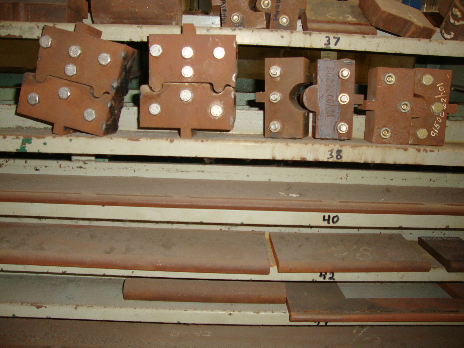 Lot of approx. 90 Assorted Press Brake Dies, up to 59" long Note-Rack NOT Included - Image 8 of 17