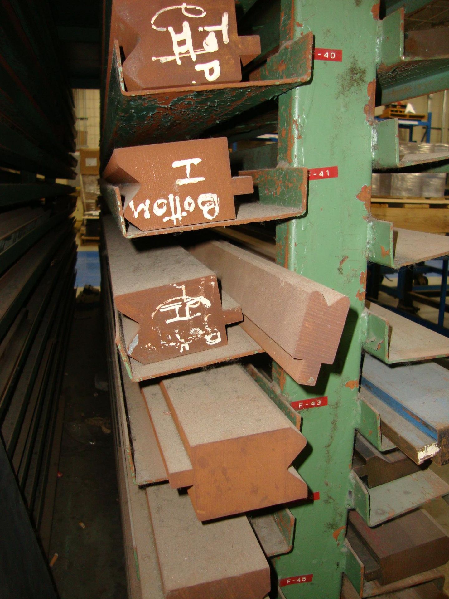 Lot of approx. 55 Assorted Press Brake Dies, up to 144" long Note-Rack NOT Included - Image 16 of 18