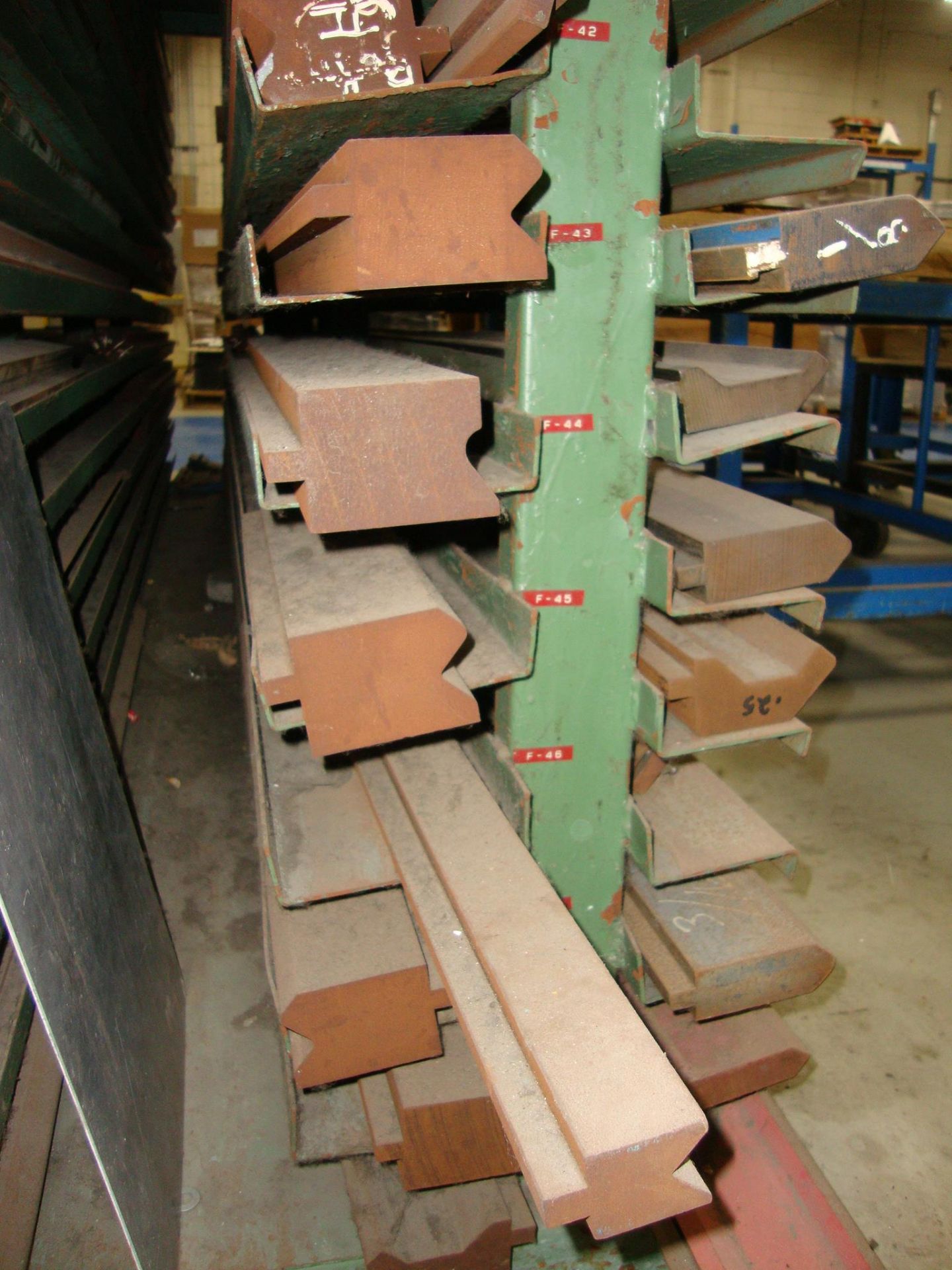 Lot of approx. 55 Assorted Press Brake Dies, up to 144" long Note-Rack NOT Included - Image 17 of 18