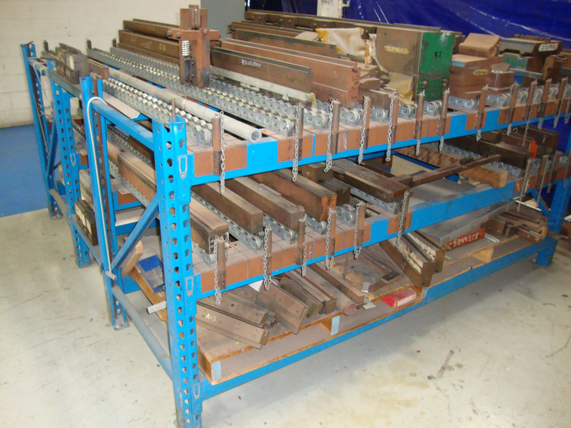 Press Brake Rolling Tooling Rack ONLY, approx. 103" x 96" x 48" tall - Image 4 of 5