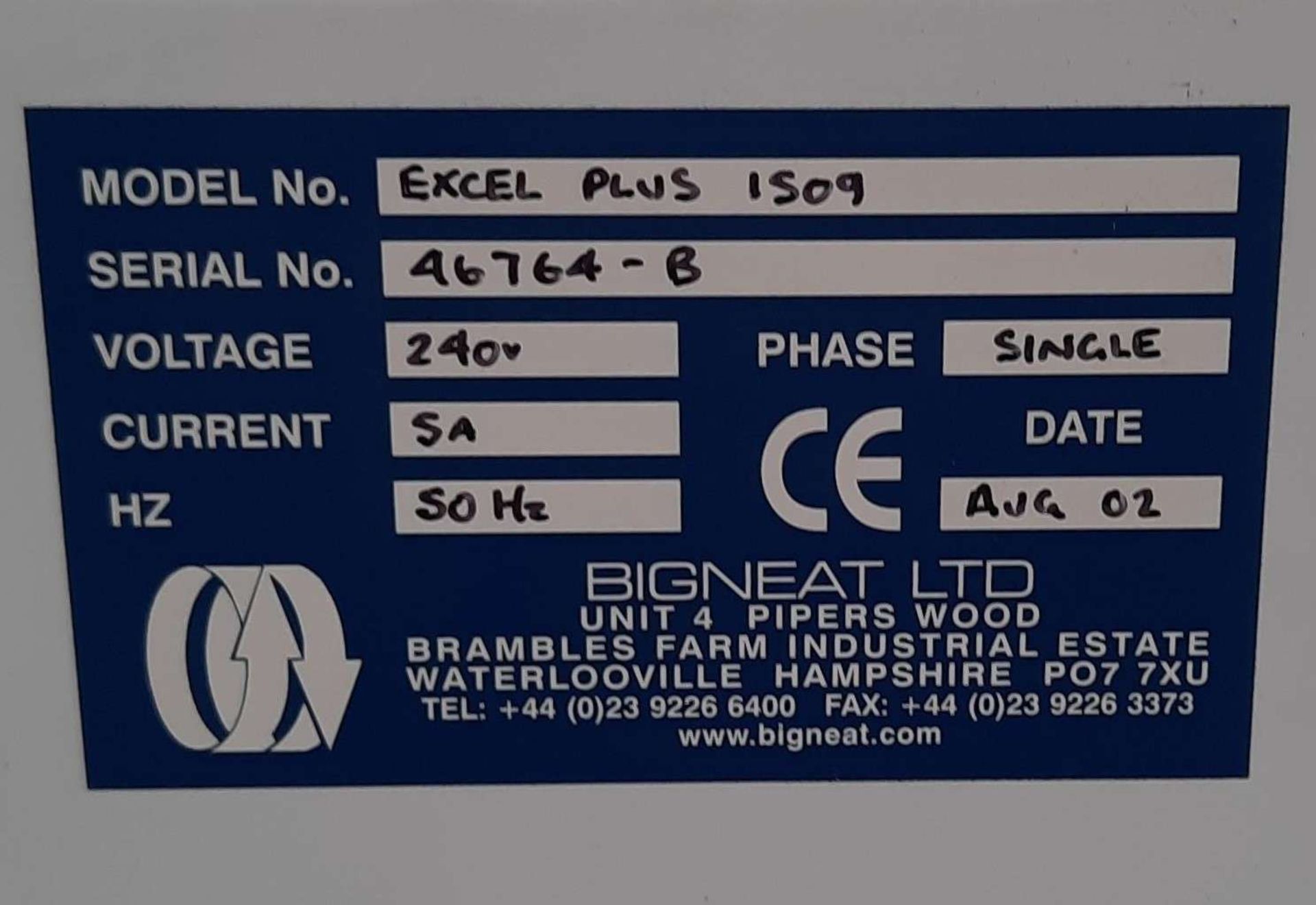 Bigneat Excel Plus - Image 4 of 4