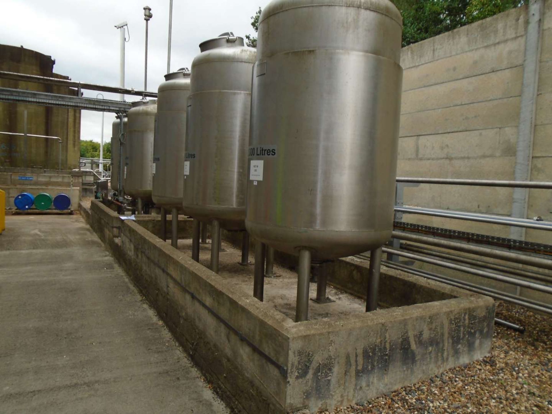 Used Fairfield Dalton (appx 1,900 litre) stainless steel vertical jacketed vessel. - Image 3 of 4