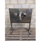 Valve Station on Stainless Steel Stand