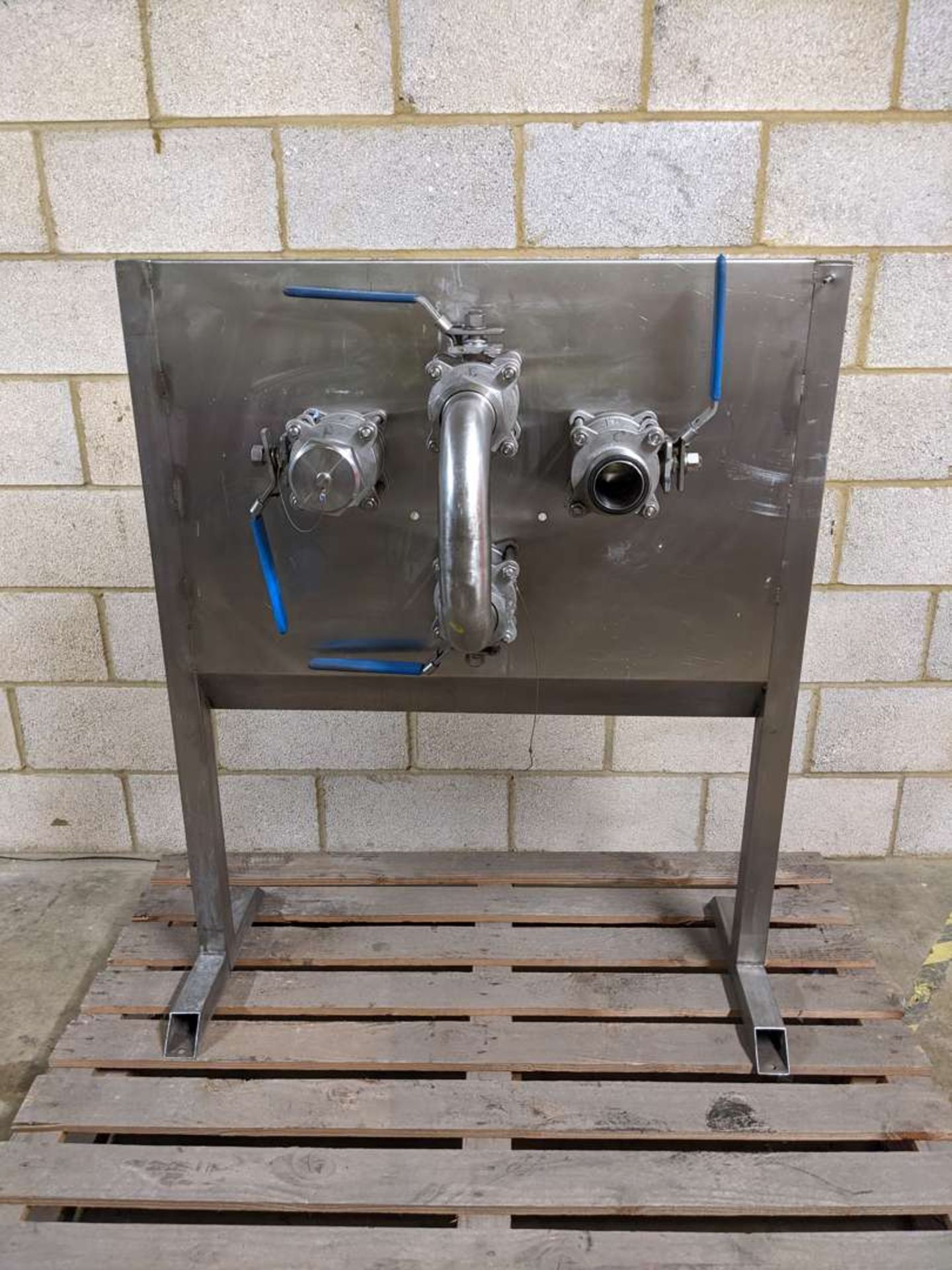 Valve Station on Stainless Steel Stand