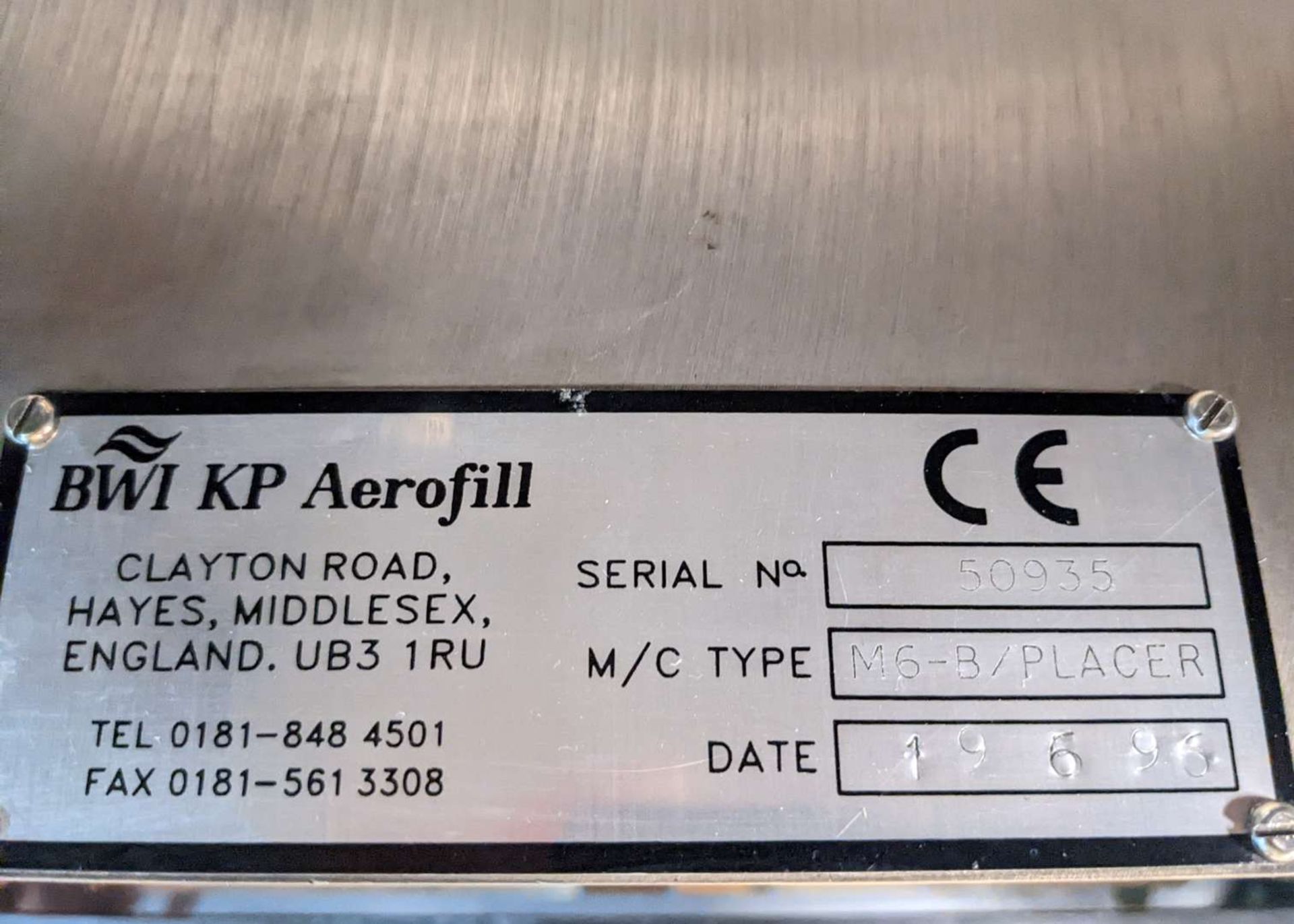 BWI KP Aerofill Placer - Image 6 of 6