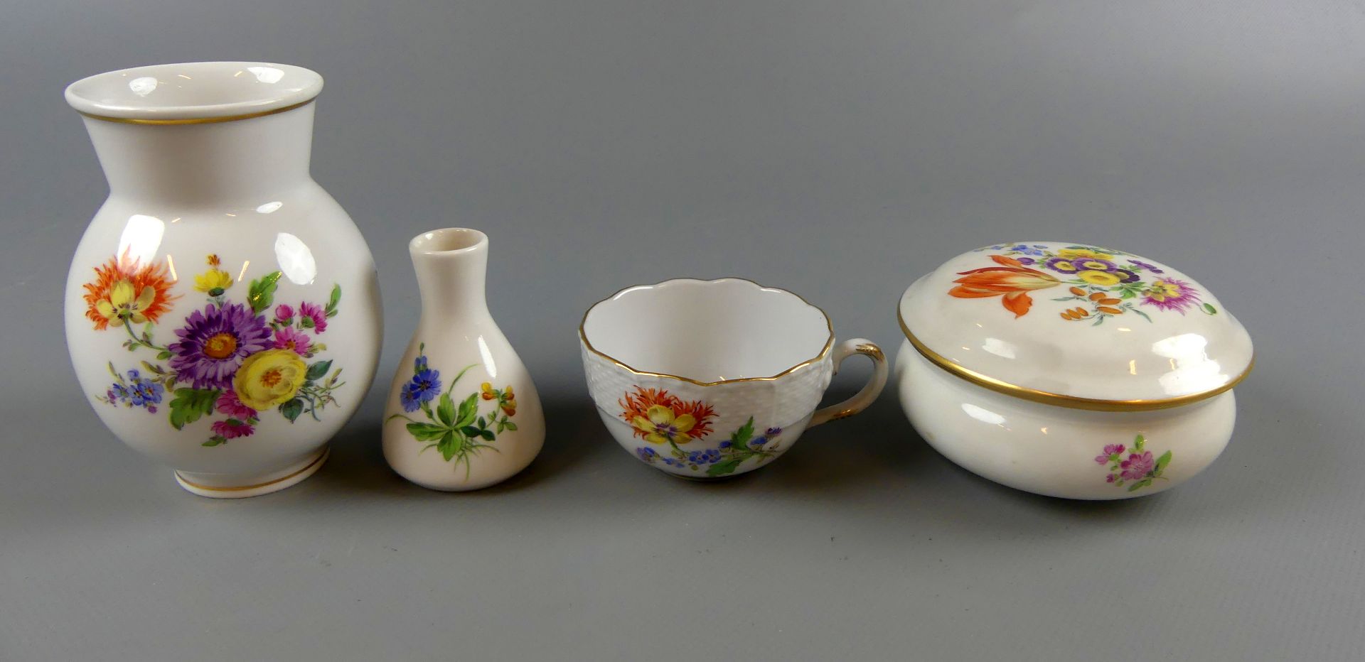 4 Teile, Meissen,