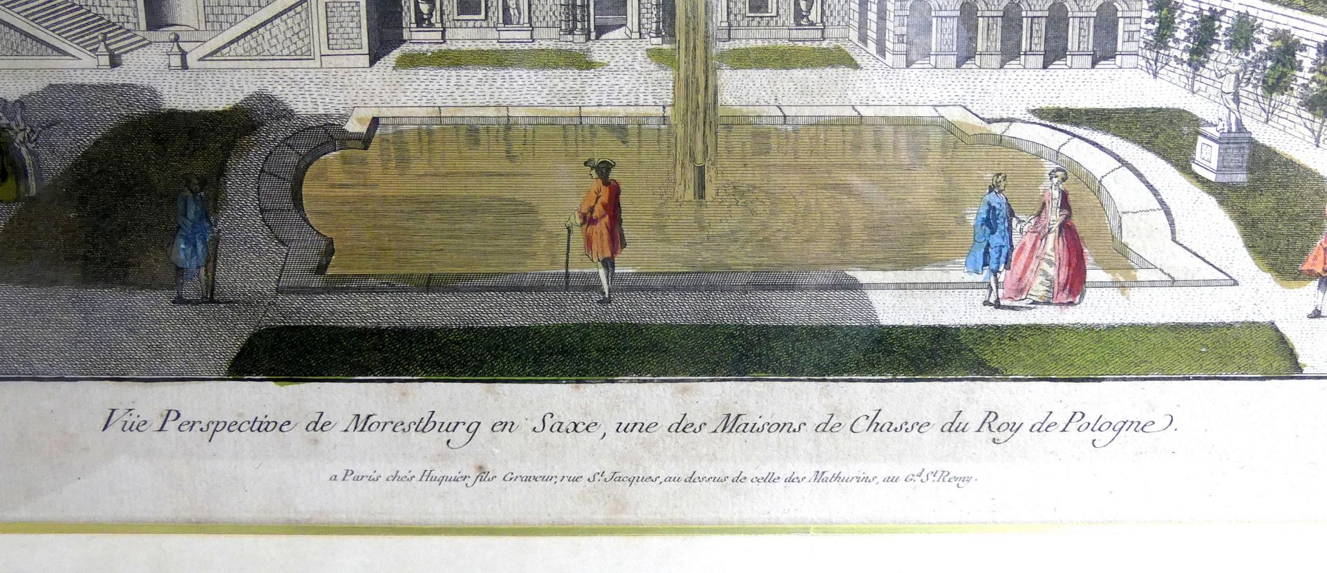 3 kolorierte Stiche, Frankreich um 1760, jeweils ca. 29 x 43 cm, - Image 3 of 8